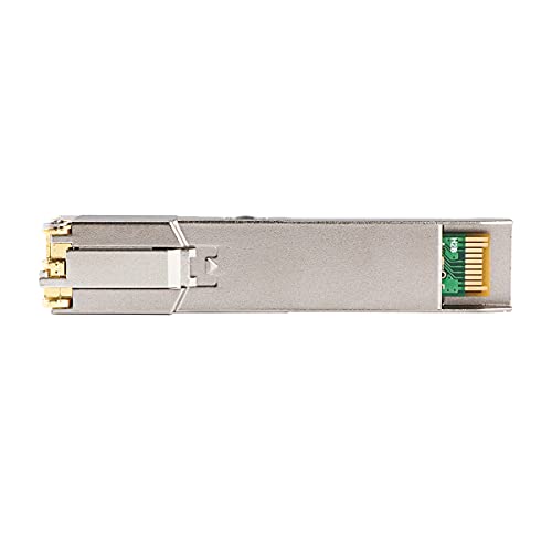 Módulo 1G SFP a RJ45 mini-Gbic - Transceptor de cobre 1000Base-T compatible con Cisco, Ubiquiti, D-Link, Netgear TP-LINK y otros conmutadores abiertos.