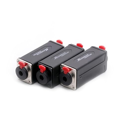 Conector XLR de 3 pines metálico y robusto para chasis de audio 5
