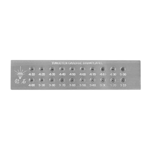 Namvo Steel Dowel Plate with 20 Holes Dowel Maker for 3.10mm-5.00mm Dowels Versatile Steel Plate for Softwoods and Hardwoods in Woodworking Projects - Image 3