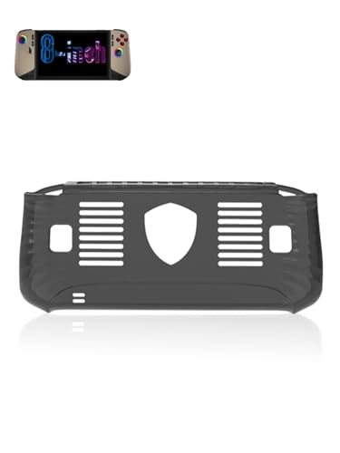 Case for MSI Claw 8 AI+ Handheld Gaming Console,BOVUGAC High Transparency Soft TPU Shockproof with Stand-Clear Black