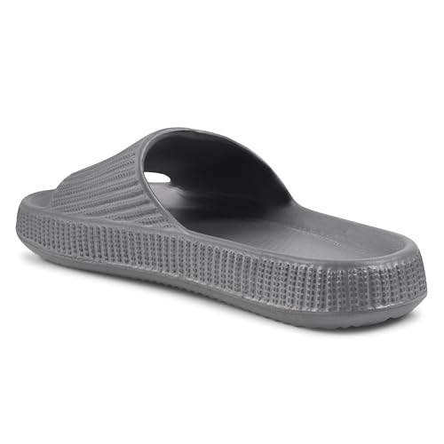 Image of ATHREE Slippers for Man Soft Slides for men | Waterproof Flip Flops with Anti-Skid Sole | Indoor Outdoor Bathroom mens Chappal | Slip-On|Sleepers for men Casual Daily USe | Sliders Pack of 1