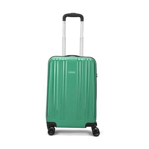 Aristocrat Polypropylene Spinner Fronx Cabin Trolley Bag 55cm | Small|Hard Sided Luggage|Smooth 8 Wheels Suitcase for Travel|Combination Lock with Sturdy Zipper|3 Years Domestic Warranty