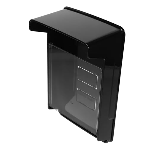 DOITOOL Access Control Machine Weatherproof Door Waterproof Protector Fingerprint Machine Protector Home Waterproof Cover Fingerprint Machine Shell Plastic Black