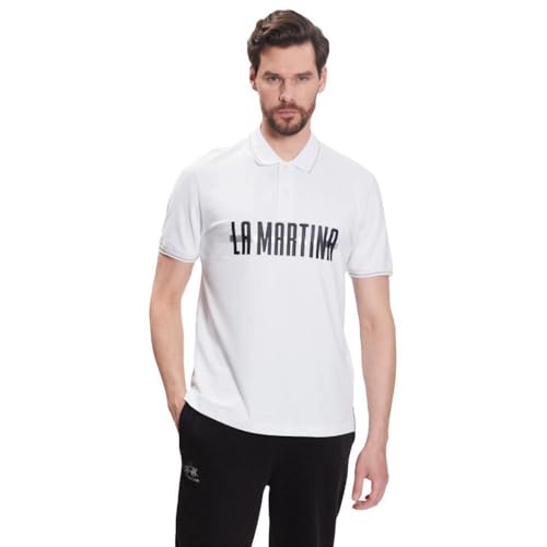 Polo élégant La Martina coton avec paillettes contre le look banal