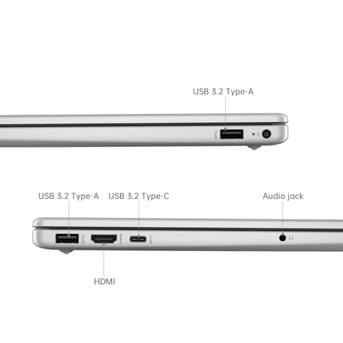 Image of HP 15.6 inch FHD Linux Laptop, Anti-Glare Display, 10-Core Intel i5-1235U, 32GB RAM, 2TB SSD + 256GB Portable SSD, KeyPad, WiFi 6, Webcam, USB-C, Linux Ubuntu OS