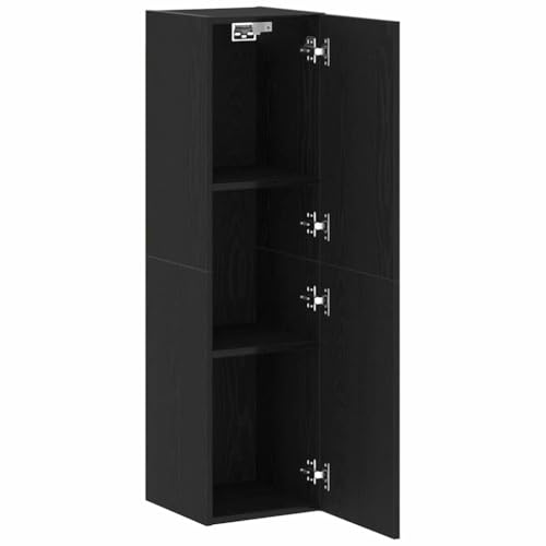 VidaXL Set de Mueble TV en Roble Negro