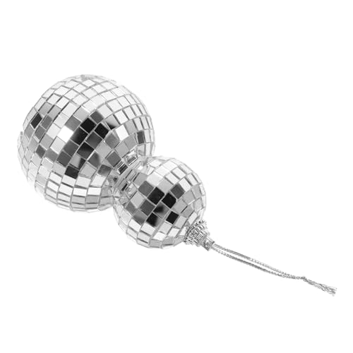 GOOHOCHY Disco Ball Mirror Hanging Decorative Mirror Ball Rotating Motor Wedding Decor