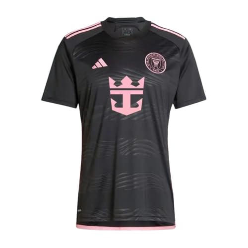 Image of adidas Inter Miami Lionel Messi Away Jersey w / Royal Caribbean Sponsor