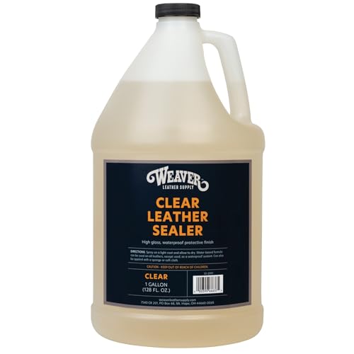 Clear Leather Sealer, Transparent, Gallon