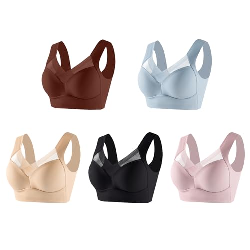 Ofertas Prime Softschalen BH Ohne BüGel Gepolstert Sujetador 95C Sin Relleno Hautfarben Damen Aros Nude Lencero Negro Camisolas Mujer Verano Ropa Striptease Sport Mit Verschluss Tiefen KöRbchen