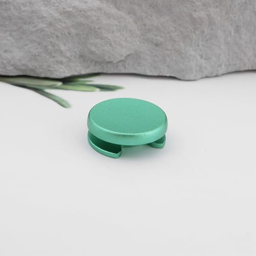 Image of 1pc Joystick Cap Metal Buttons Replacement Thumb Pad Cap Analog Compatible with Nintendo New 3DS 2DS XL LL Green Metal Thumbstick Grip