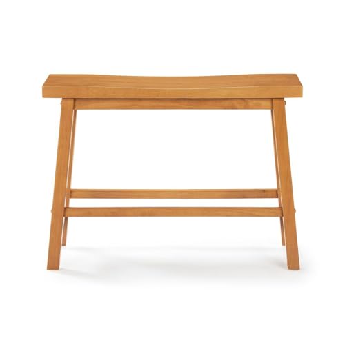Image of Boraam Sonoma Counter Height Backless Bench - Honey Oak Finish