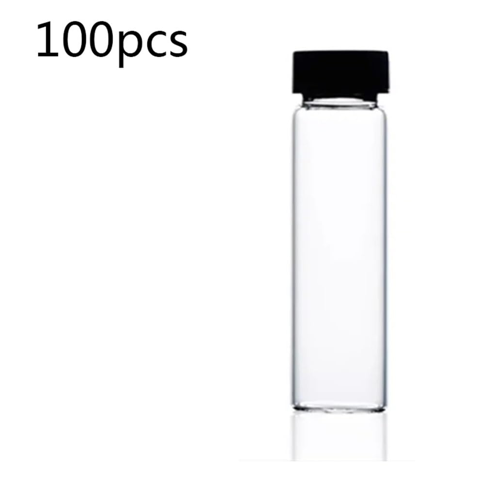 Instrumentos y Equipos de Laboratorio Botella de reactivo de vidrio de borosilicato transparente con tapa de rosca de 2 ml a 60 ml for experimentos de laboratorio(3ml 100pcs)