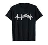 Amazon.co.uk Cycling T-Shirts Cyclist Gifts Cycling Heartbeat Racing Bicycle Pulse Line Bike Cyclist T-Shirt #ad #ad