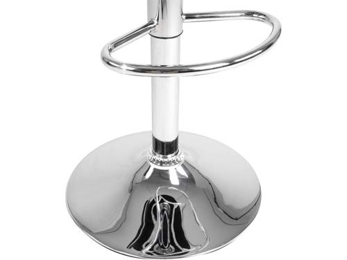 Sgabelli Da Bar Beltom Royal Regolabili - 2 Pezzi Con Schienale, Girevoli, Per Cucina E Pub, Bianco - Foto 4