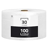 Luftpolsterfolie 30 cm x 100m Noppenfolie Polsterfolie Blasenfolie Knallfolie - Stärke 50my - Verpackungsfolie