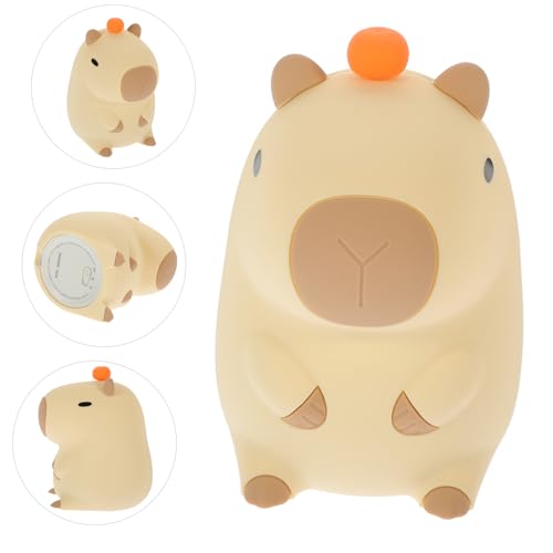 Lámpara de noche de silicona con diseño de animal, cable USB miniatura 3