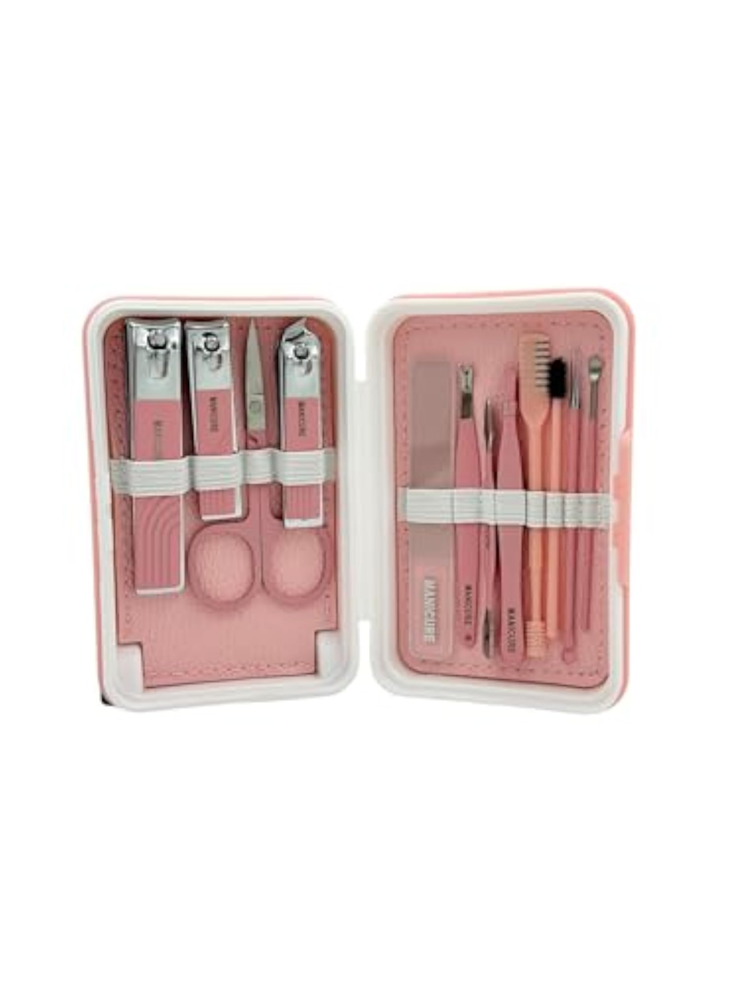 12pcs Nail Clipper Manicure Set Pedicure Care Tools Stainless Steel