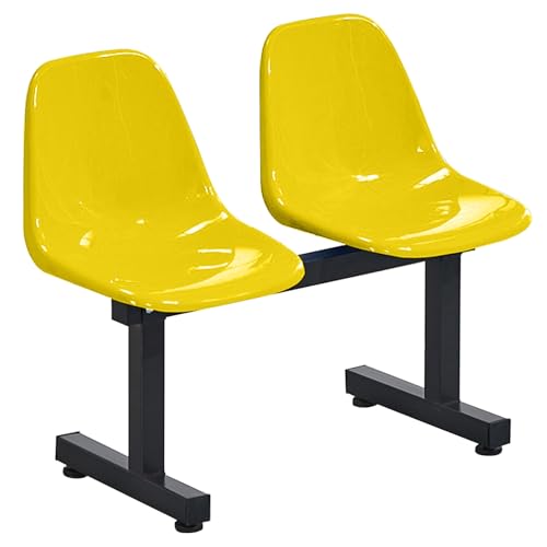 Silla de sala de espera de 2 asientos resistente para colegios 2