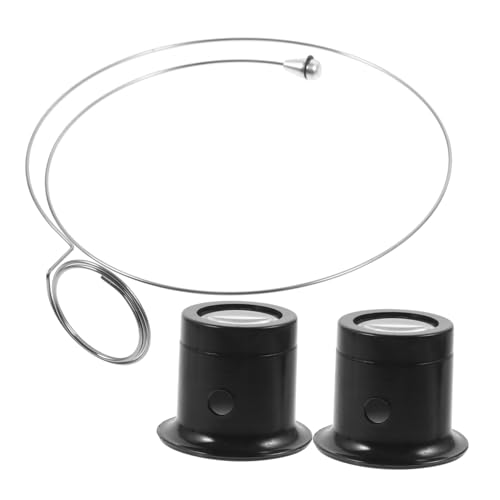 CONGARTENO Eyes Loupe Magnifier 10x Magnification Headband Magnifier for Close Work Ideal for Glass Repair and Jewelry Tools