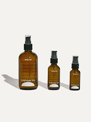 Everyday Oil Baseline (Unscented) Blend, Face + Body Oil, Cleansing, Balancing, Hydrating, 1 Fl Oz. #TOP2