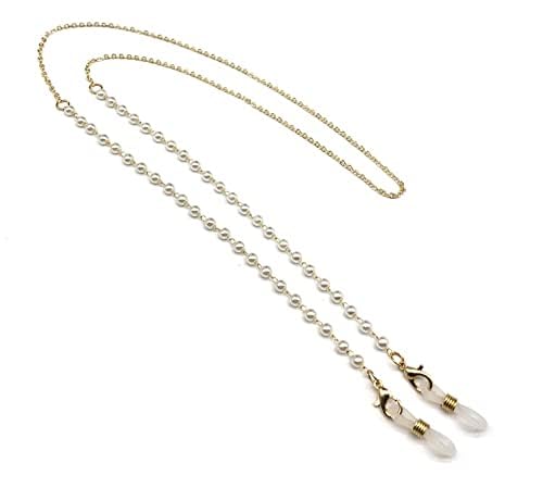 bhavya optic Eyeglass Chains Universal Fit Eyewear Retainer Eyeglass Strap Holder Sunglass Retainer Strap Glasses Cord Lanyard Rope Neck Strap Anti-Slip Glasses String,Mask Chain Anti Lost Chain-picture-38