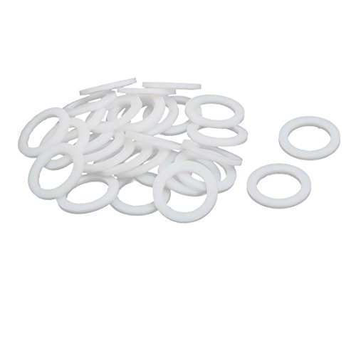 EMagTech PTFE Unterlegscheiben 20 Stück - 8x5x1.5 Mm Für Manometer Mit 1/8" BSPP