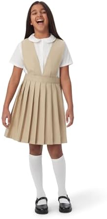 French Toast Girl's V-Neck Jumper School Uniform Dress