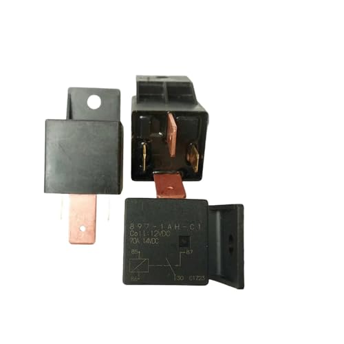 Relais 12 V CC 70 A 4 broches 897-1AH-C1 pour circuit de voiture en lot de 2 pièces