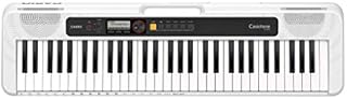 Casio CT-S200WEAD 61 Key Portable Electronic Keyboard in White with Dance Music Mode and AC Adapter