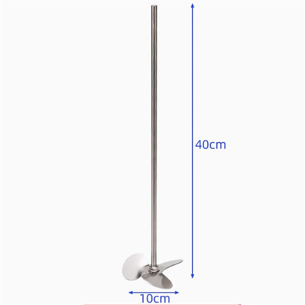 Generisch 3-Blatt-Propellerrührer aus Edelstahl, 80 mm Durchmesser, mechanischer Laborrührer