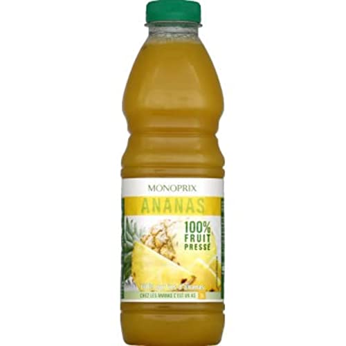 Monoprix 100% pur jus d'ananas - La bouteille de 1 l