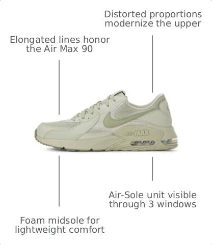 Image of Nike Men's Air Max Excee Shoes
