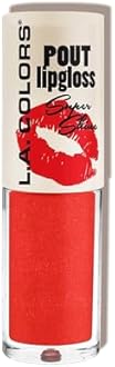 L.A. COLORS Pout Shiny Lipgloss, Juicy CLG651