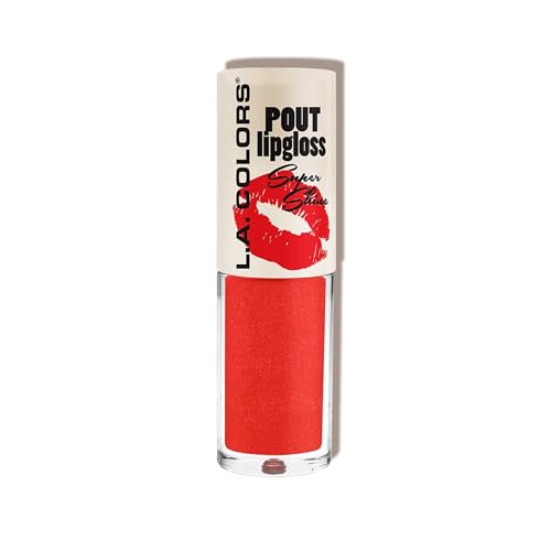 L.A. COLORS Pout Shiny Lipgloss, Juicy CLG651