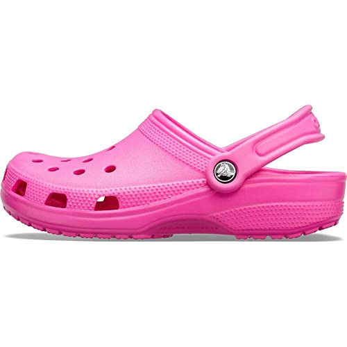 Image of Crocs unisex adult Men's and Women's Classic (Retired Colors) Clog, Electric Pink, 9 Women 7 Men US