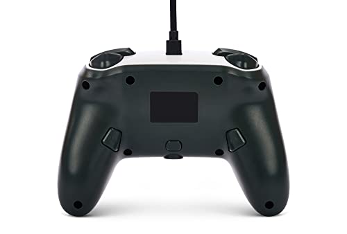 Image of PowerA Enhanced Wired Gaming Controller for Nintendo Switch or Nintendo Switch OLED, Bob-omb Blast, White (Officially Licensed)