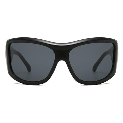 willochra Oversized Sunglasses for Women Men Y2K Wrap Around Fashion square shield gradient hip hop sun glasses F27