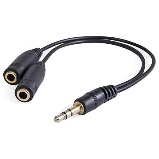 Premium Cord Kabelanslutning 3,5 hona M – 2 x F 10 cm