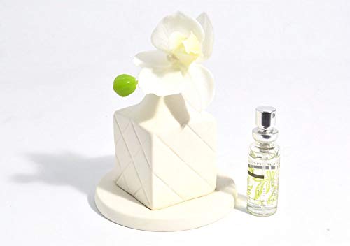 ILAB - 19073 - Diffuseur carré pour bonbonnière de Mariage - Largeur : 5 cm - Hauteur : 10 cm - Profondeur : 9,5 cm - Claraluna - Collection 2019 - Bonbonnière pour Mariage Cover