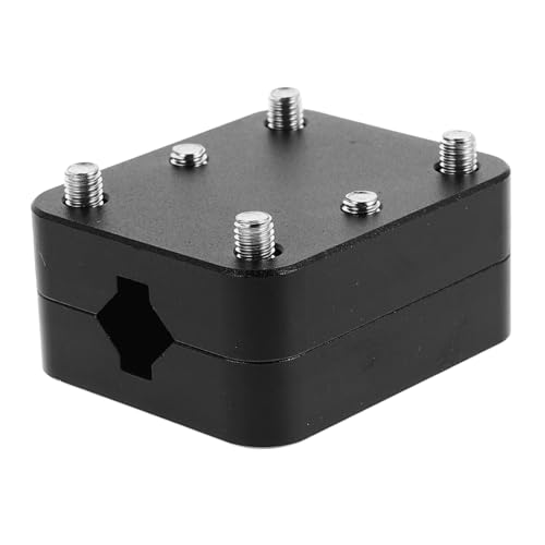 LOLIPPYY Soporte Navegación Moto Aluminio Resistente para Manillar GPS Compatible Montaje Seguro para Touring y Offroad