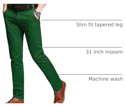 Image of Match Men's Regular Fit Comfort Stretch Casual Chino Pants