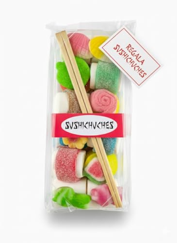 Caja De Chuches Surtidas En Forma De Sushi Creativas Y Originales Con Palillos Incluidos Ideal Para Regalar En Fiestas Cumpleaños Eventos Infantiles Mesas Dulces Detalles Divertidos Para Compartir
