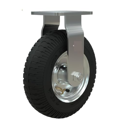 Roue gonflable 8 pouces pour réparer un chariot lourd et stabiliser la trajectoire