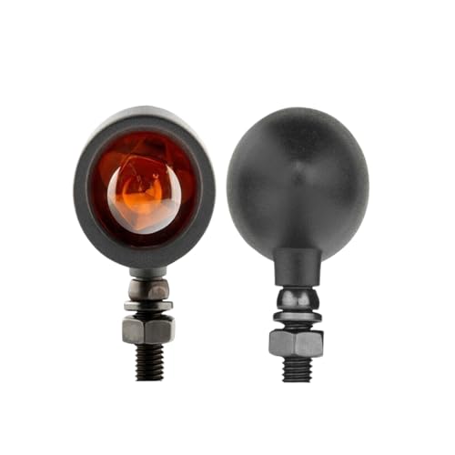 Clignotant moto 10mm ambre pour remplacer feux cassés sur Chopper