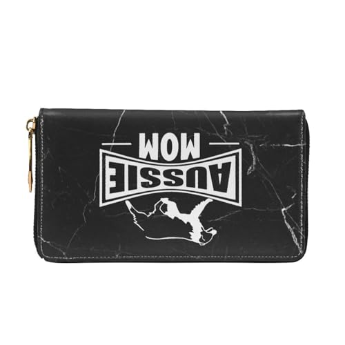 Aussie Mom Australian Shepherd Dog Wallet Card Bag3