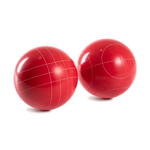 Boules de pétanque de rechange 90 mm jeu de pelouse rouge pour enfants et adultes
