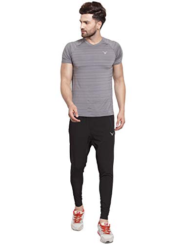 Image of Invincible Men's Athleisure Gym Wear Running Workout Training Fitted Track Pants