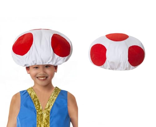 Disfraz de sombrero Mushroom Toad para niños miniatura 2