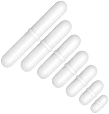 Magnetic Stir Bar Set,7pcs Lab Type-B Mixed Size PTFE Magnetic Stirrer Mixer Stir Bars